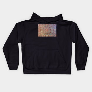 Kufic Calligraphy in Bukhara Kids Hoodie